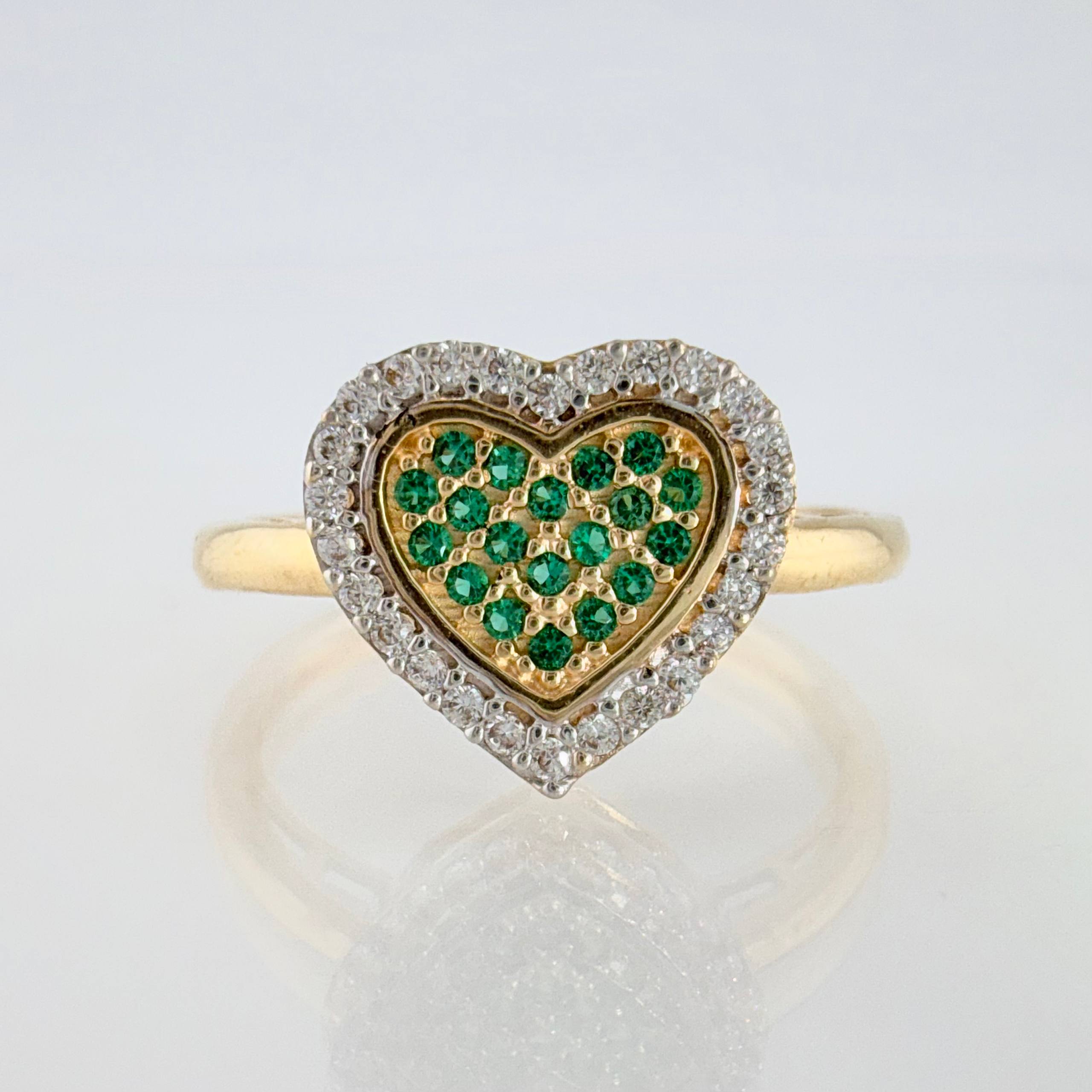 Anillo Corazón Tupido 2.65gr / T7 1/2 / Oro Amarillo 18K ©