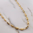 Cadena Rustica Corona RX 12.15gr / 62.9cm / 3.8mm Cauchos Negros Oro Amarillo 18K $