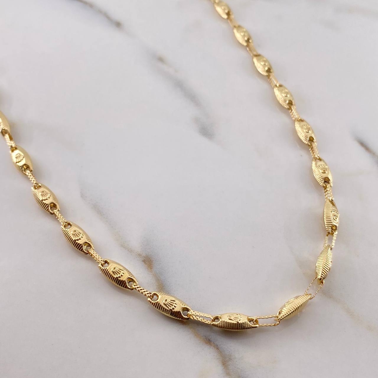 Cadena Rustica Corona RX 11.45gr / 61.5cm / 4.6mm Oro Amarillo 18K $