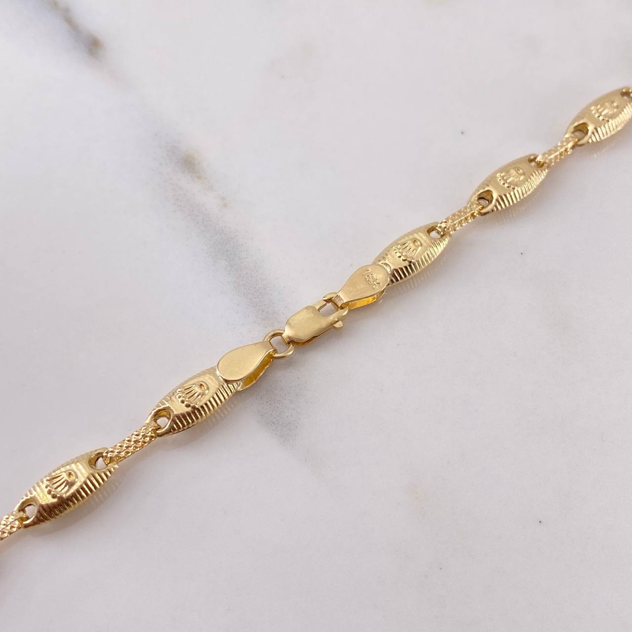 Cadena Rustica Corona RX 11.45gr / 61.5cm / 4.6mm Oro Amarillo 18K $