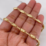 Cadena Rustica Corona RX 11.45gr / 61.5cm / 4.6mm Oro Amarillo 18K $