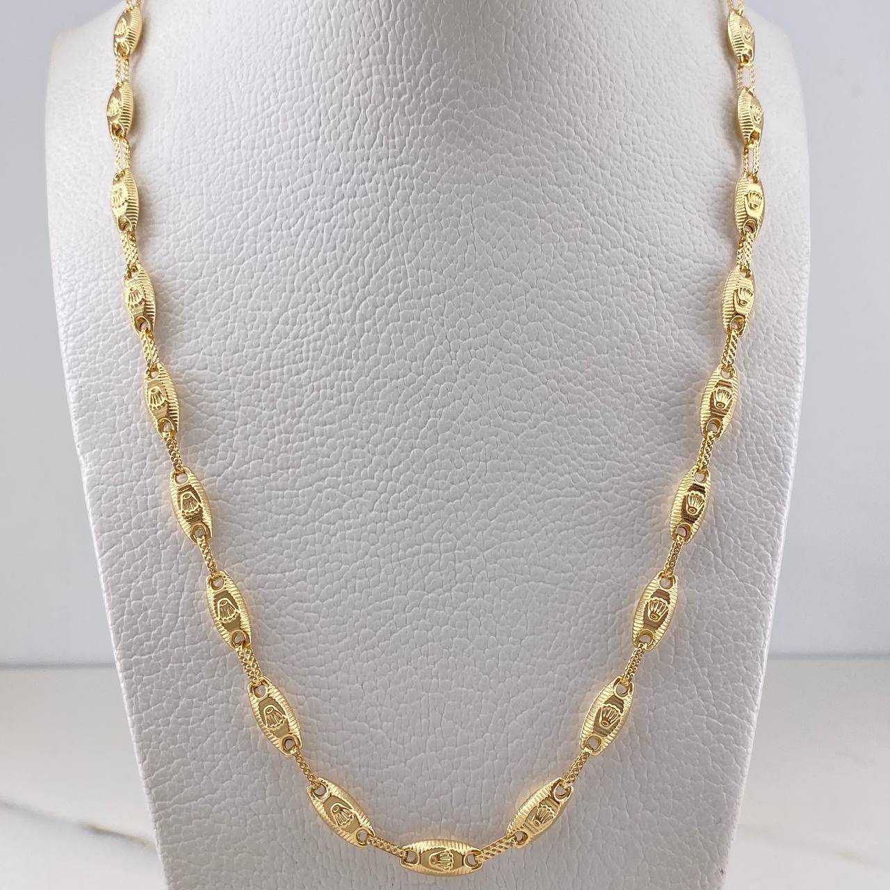 Cadena Rustica Corona RX 11.45gr / 61.5cm / 4.6mm Oro Amarillo 18K $