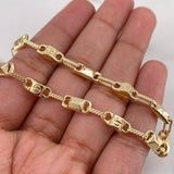 Pulso Rustico Tornillo 5.1gr / 20.5cm / 4.6mm Sobre Oro Amarillo 18K $