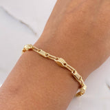 Pulso Rustico Tornillo 5.1gr / 20.5cm / 4.6mm Sobre Oro Amarillo 18K $