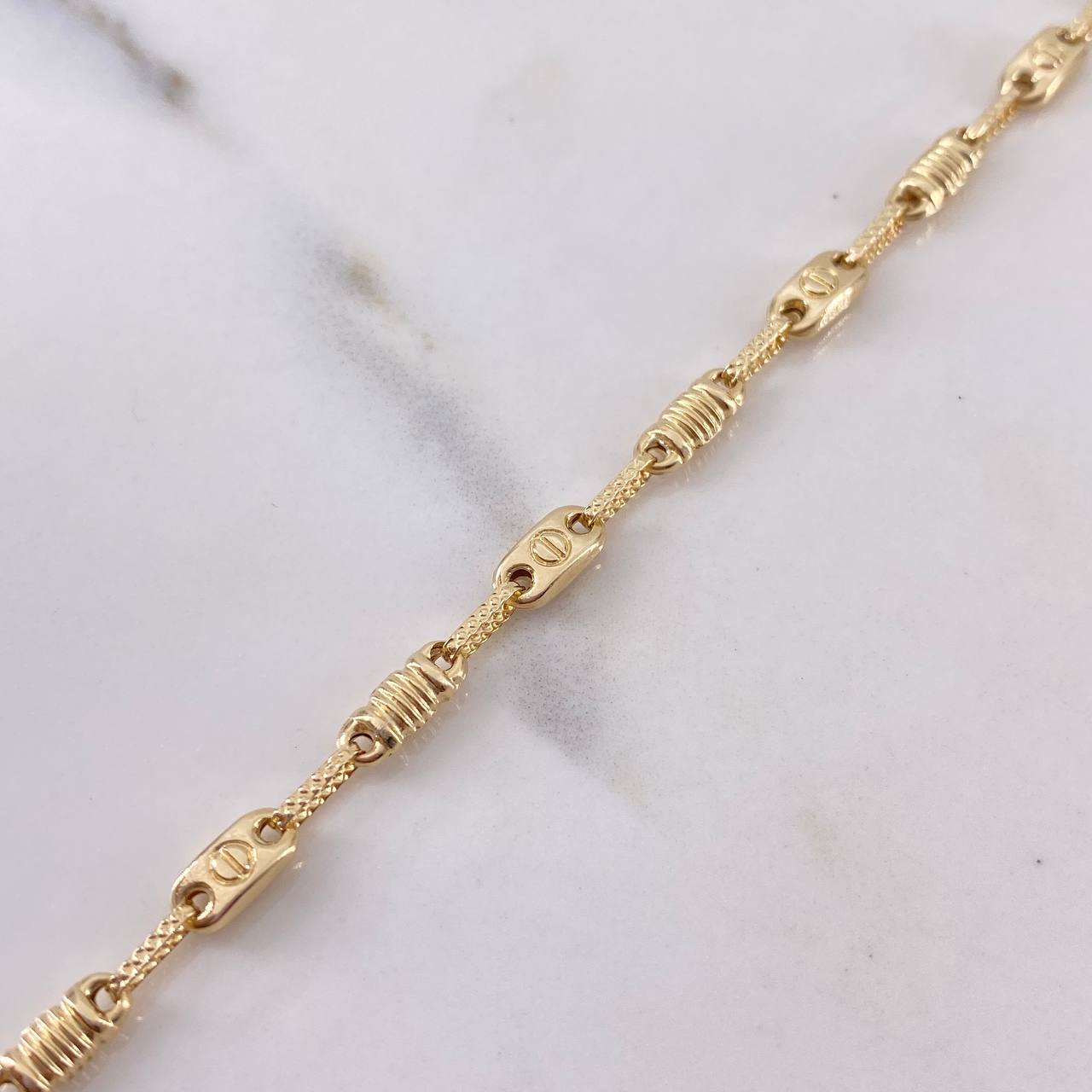 Pulso Rustico Tornillo 3.55gr / 20.8cm / 3.8mm Barril Oro Amarillo 18K $
