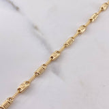 Pulso Rustico Tornillo 3.55gr / 20.8cm / 3.8mm Barril Oro Amarillo 18K $