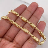 Pulso Rustico Corona RX 4.6gr / 20.5cm / 4.5mm Oro Amarillo 18K $