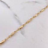 Pulso Capullo 3.35gr / 20.8cm / 3mm Punteado Oro Amarillo 18K $