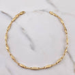 Tobillera Capullo 4gr / 24.4cm / 2.9mm Punteada Oro Amarillo 18K $