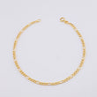 Pulso Figaro 0.95g / 19.3cm / 2.6mm Oro Amarillo 18K