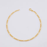 Pulso Figaro 1g / 19cm / 2.6mm Oro Amarillo 18K