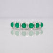 Anillo Acordeón Esmeralda 47 Pts 1.85 g / T5 3/4 Plata 925