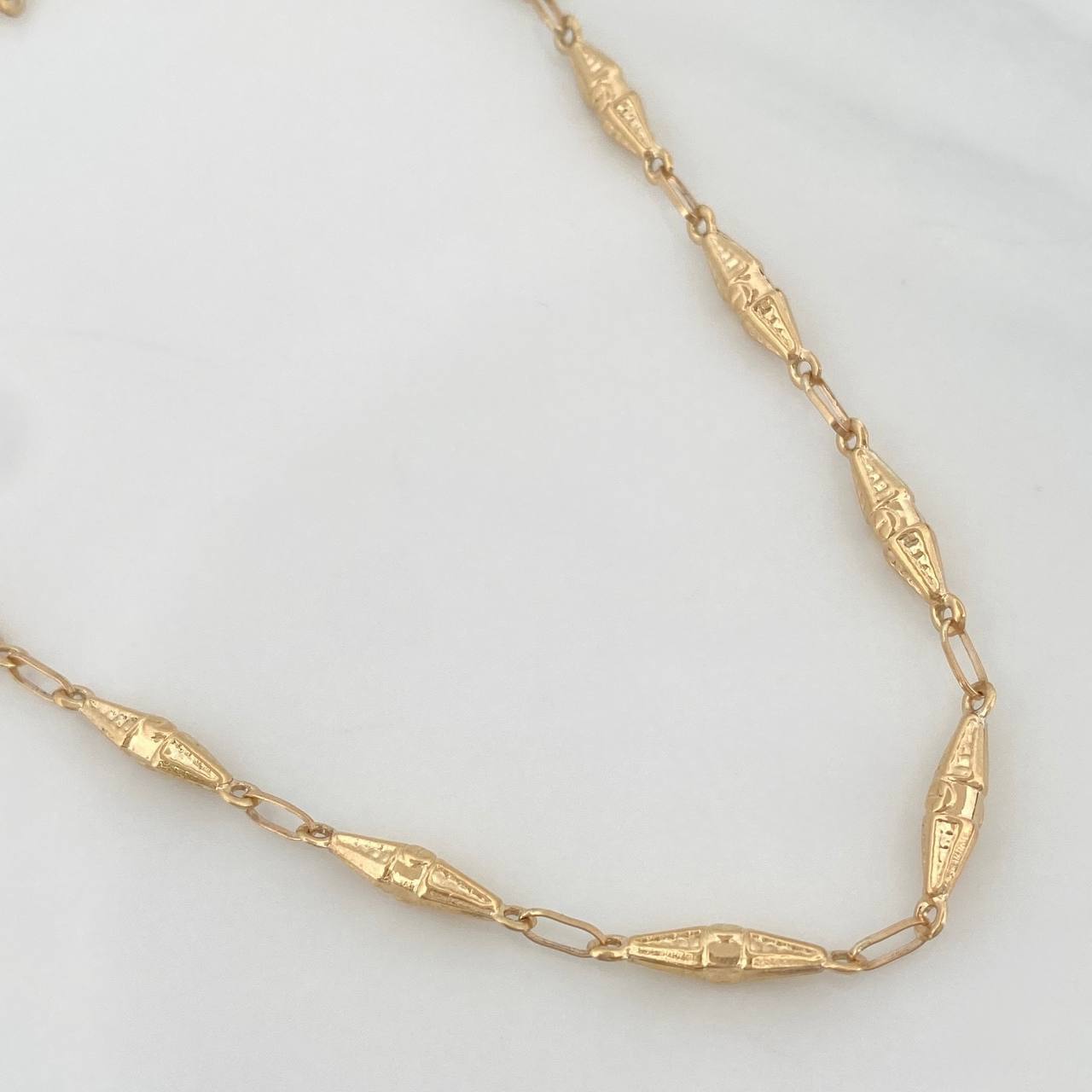 Cadena Rustico Dubai 8.45 g / 60.5 cm / 3.3 mm Oro Amarillo 18K