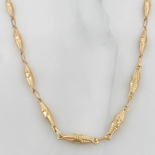 Cadena Rustico Dubai 8.45 g / 60.5 cm / 3.3 mm Oro Amarillo 18K