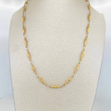 Cadena Rustico Dubai 8.45 g / 60.5 cm / 3.3 mm Oro Amarillo 18K