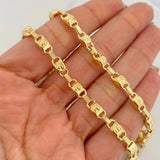 Cadena Rustico Tornillo 16.7 g / 61 cm / 5.07 mm Oro Amarillo 18K