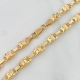 Cadena Rustico Tornillo 16.7 g / 61 cm / 5.07 mm Oro Amarillo 18K