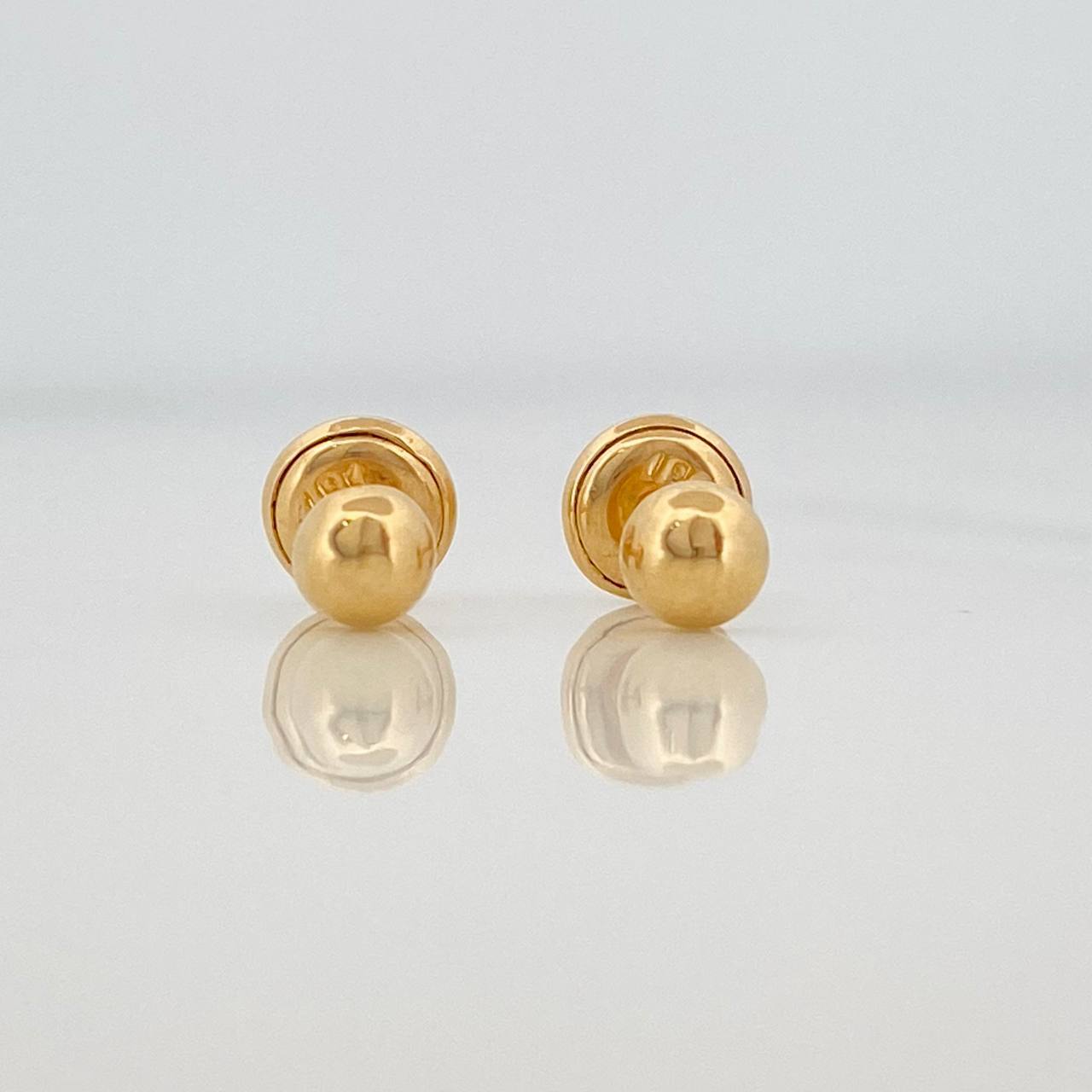 Topos Media Bola 0.65 g / 4 mm Oro Amarillo 18K