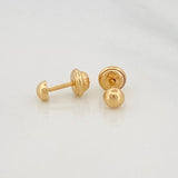 Topos Media Bola 0.65 g / 4 mm Oro Amarillo 18K