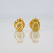 Topos Piña 0.55 g / 4 mm Oro Amarillo 18K