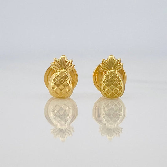 Topos Piña 0.55 g / 4 mm Oro Amarillo 18K
