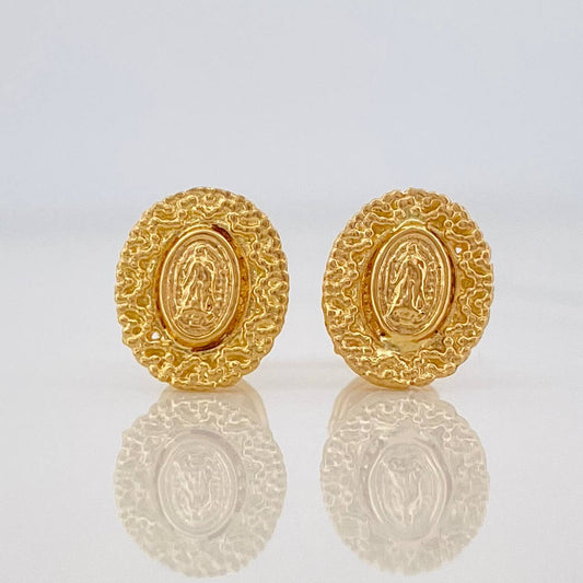 Topos Virgen Guadalupe 1.25 g / 7.4 mm Oro Amarillo 18K