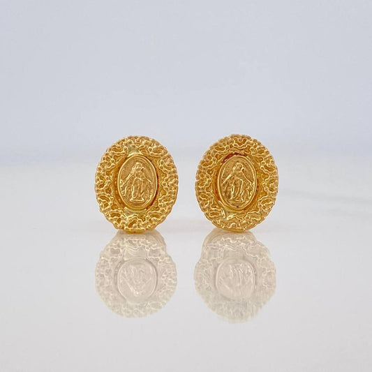 Topos Virgen Milagrosa 1.2 g / 7.3 mm Oro Amarillo 18K