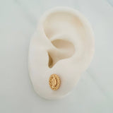 Topos Virgen Milagrosa 1.2 g / 7.3 mm Oro Amarillo 18K