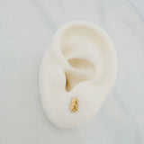 Topos Piña 0.55 g / 4 mm Oro Amarillo 18K