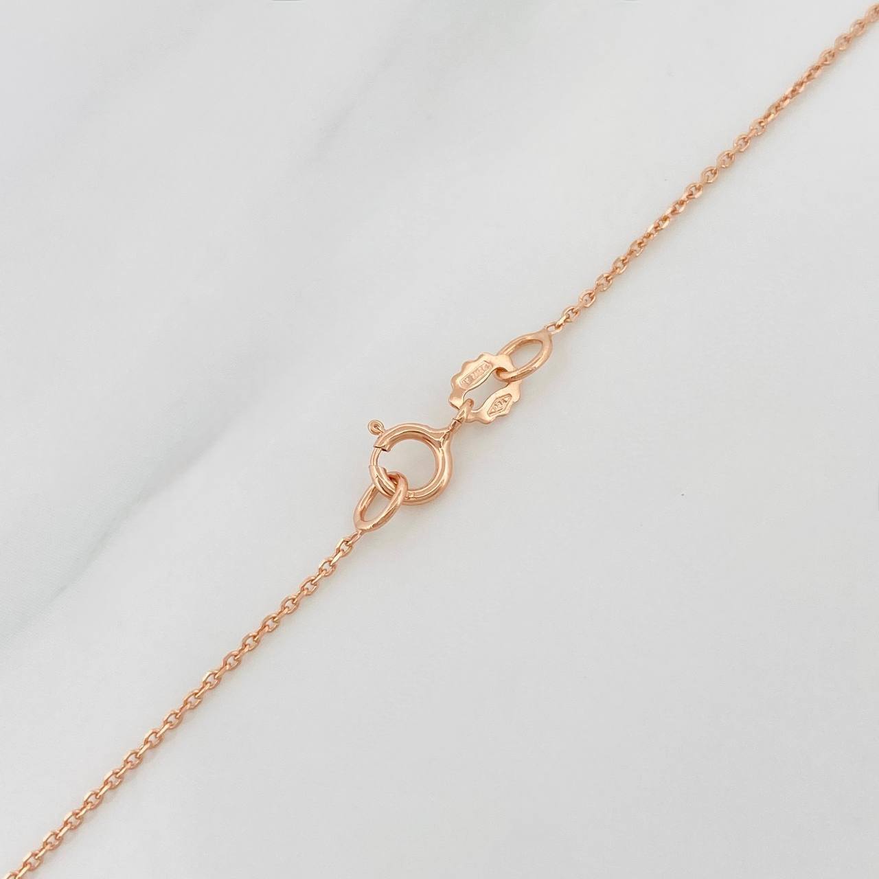 Cadena Aro Seguido 1.3 g / 50 cm / 0.6 mm Oro Rosa 18K