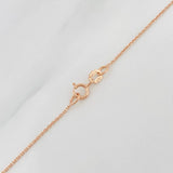 Cadena Aro Seguido 1.3 g / 50 cm / 0.6 mm Oro Rosa 18K