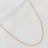 Cadena Aro Seguido 1.3 g / 50 cm / 0.6 mm Oro Rosa 18K