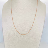 Cadena Aro Seguido 1.3 g / 50 cm / 0.6 mm Oro Rosa 18K