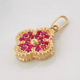 Dije Trebol 2.7g / 2.2cm Oro Amarillo 18K