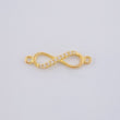 Herraje Infinito 0.45gr / 2cm / Oro Amarillo 18K *