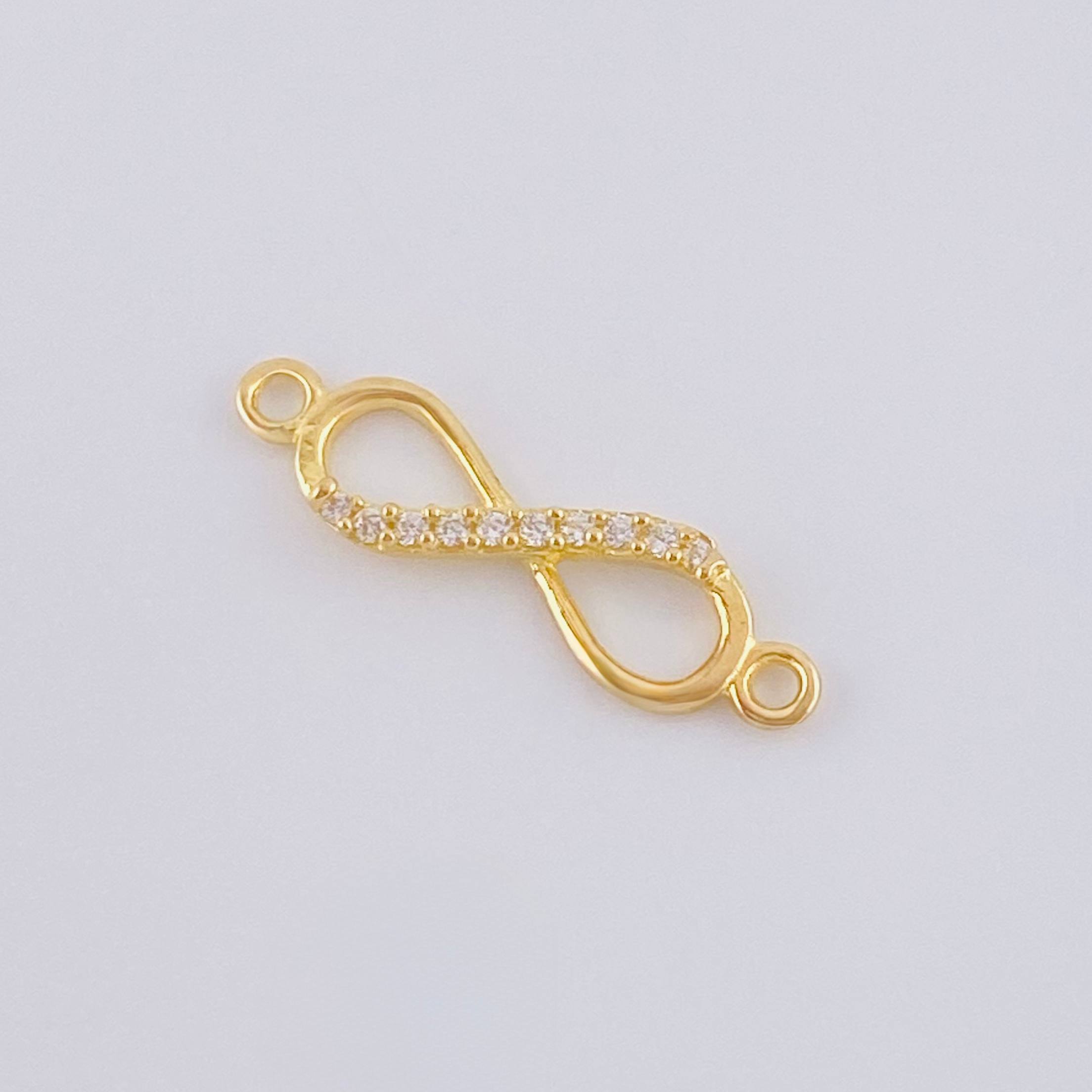Herraje Infinito 0.45gr / 2cm / Oro Amarillo 18K *