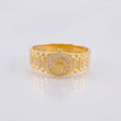Anillo Correa Corona 4.35gr / T7 1/2 / Oro Amarillo 18K *