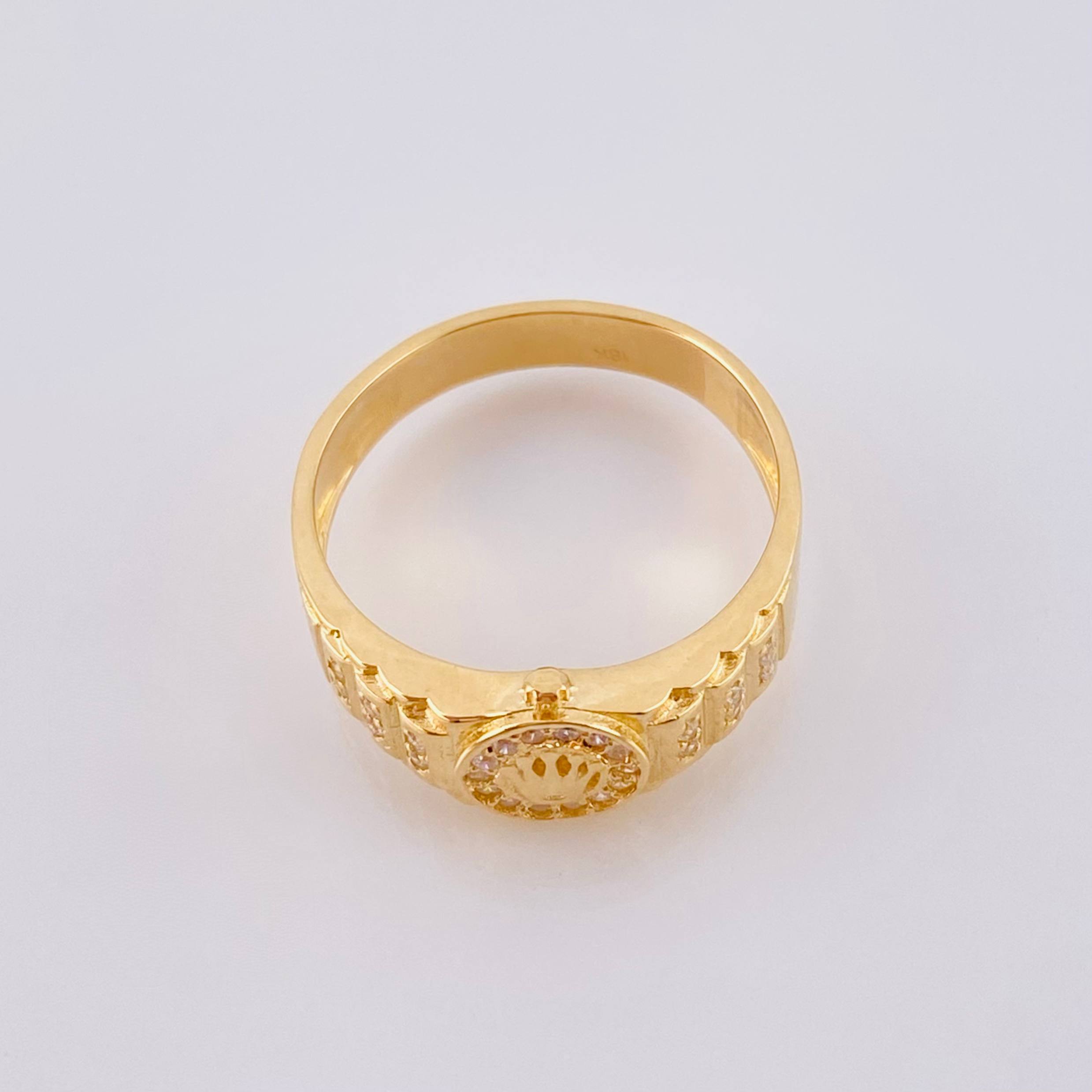 Anillo Correa Corona 4.3 g / T6 1/2 Oro Amarillo 18K