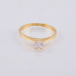 Anillo Solitario 1.95 g / T7 1/2 Oro Amarillo 18K