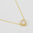Cadena Veneciana Corazon 1.68 qts 2.95g / 45cm / 0.64mm Oro Amarillo 18K