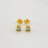 Topos Cuatro Garras 40 pts 1.1g / 1.5mm Oro Amarillo 18K