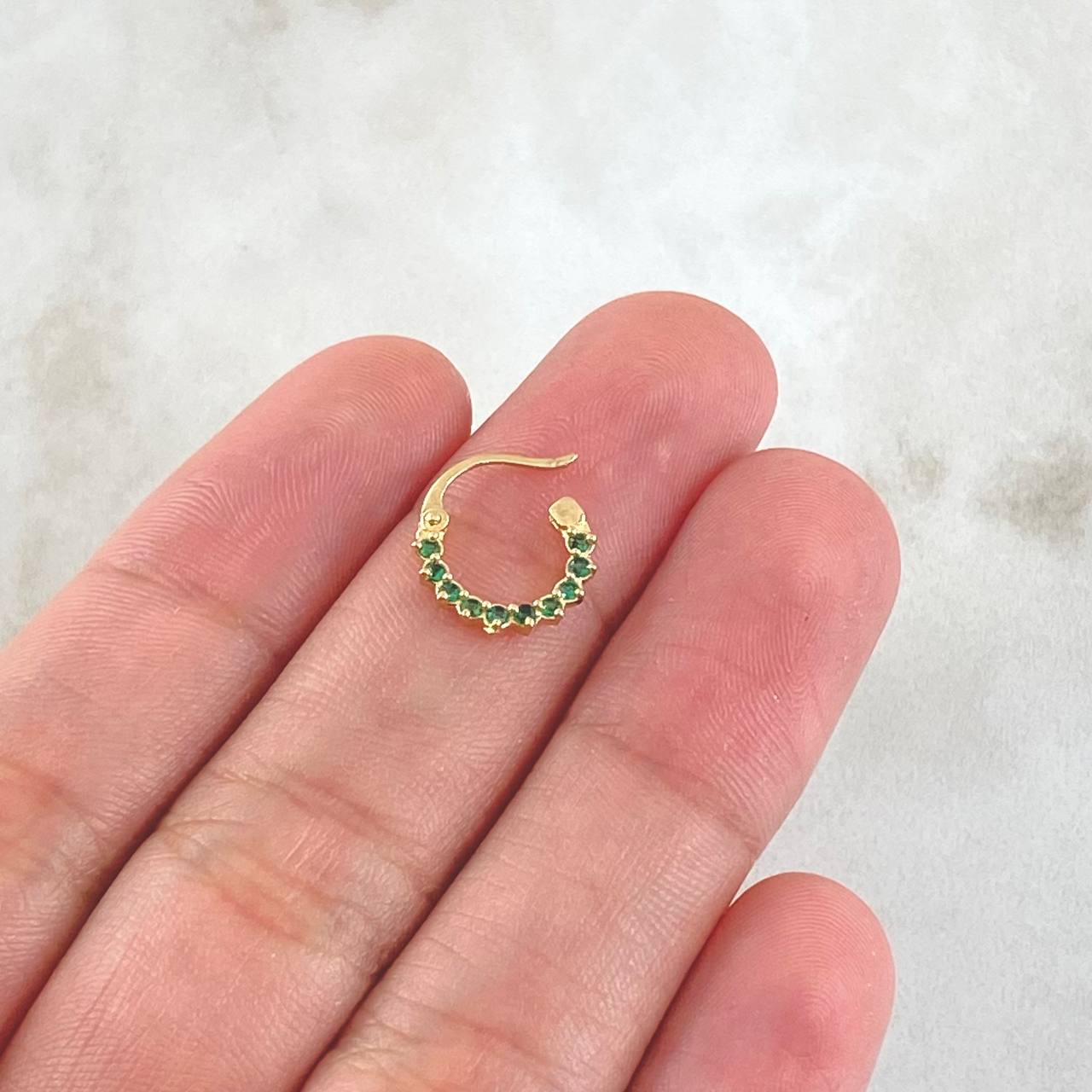 Piercing Candonga Tupida 0.55gr / 1cm / Nac.Esp.Oro 18K ©