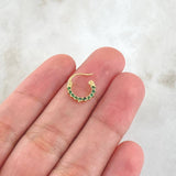 Piercing Candonga Tupida 0.55gr / 1cm / Nac.Esp.Oro 18K ©