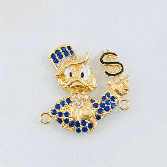 Herraje Pato Inspirado 4gr / 2.3cm / Oro Amarillo 18K