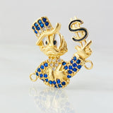 Herraje Pato Inspirado 4gr / 2.3cm / Oro Amarillo 18K