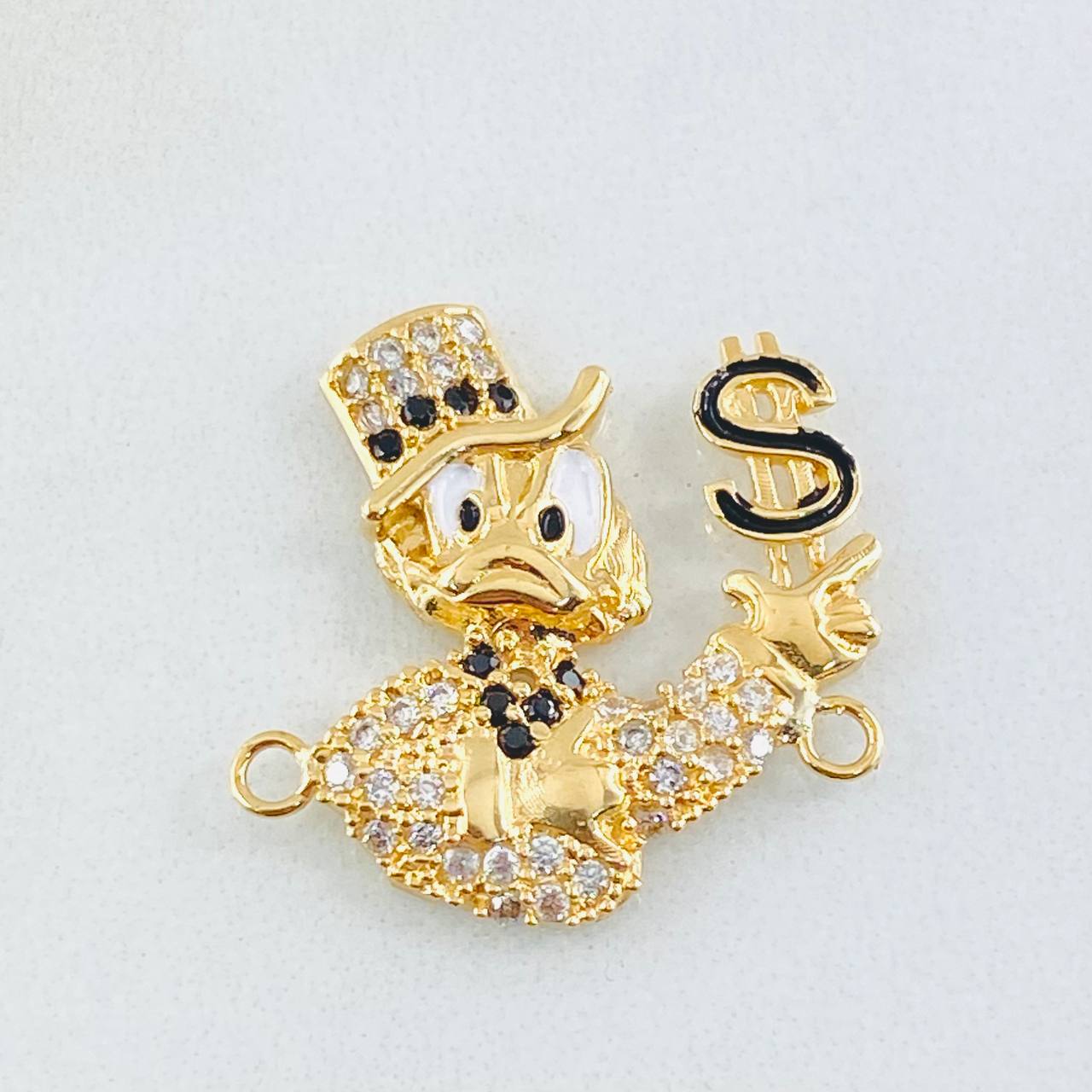 Herraje Pato Inspirado 4gr / 2.3cm / Oro Amarillo 18K