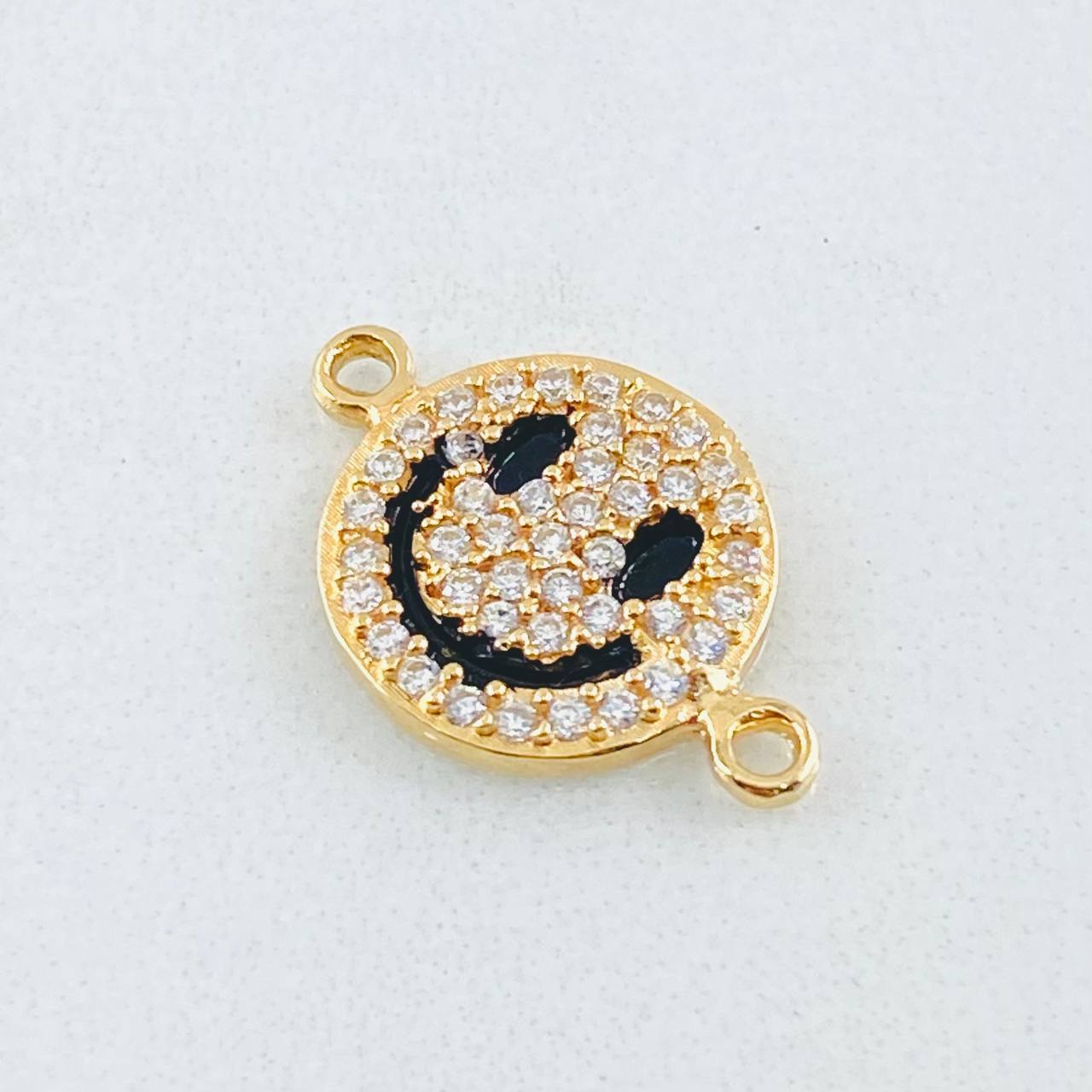 Herraje Carita Feliz 1.4gr / 1.1cm / Oro Amarillo 18K