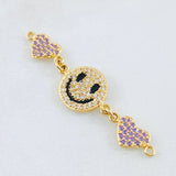 Herraje Carita Feliz Corazon 3gr / 1.1cm / Oro Amarillo 18K