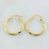 Candongas Mai 1.6gr / 2.3cm / Oro Amarillo 18K *
