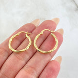 Candongas Mai 1.6gr / 2.3cm / Oro Amarillo 18K *